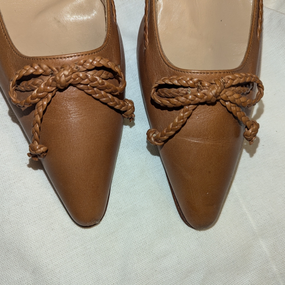 Manolo Blahnik Brown Leather Shoes